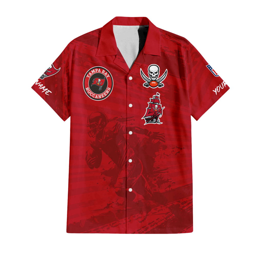 Sportswearmerch Tampa Bay Buccaneers NFL Personalized Hawaiian Shirt For Fan