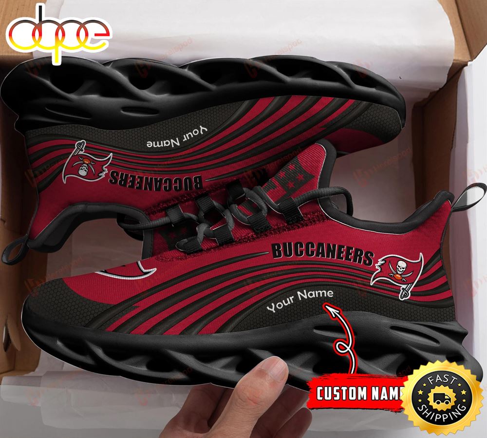 Sportswearmerch Tampa Bay Buccaneers NFL Personalized Max Soul Shoes Sneakers For Men And Women