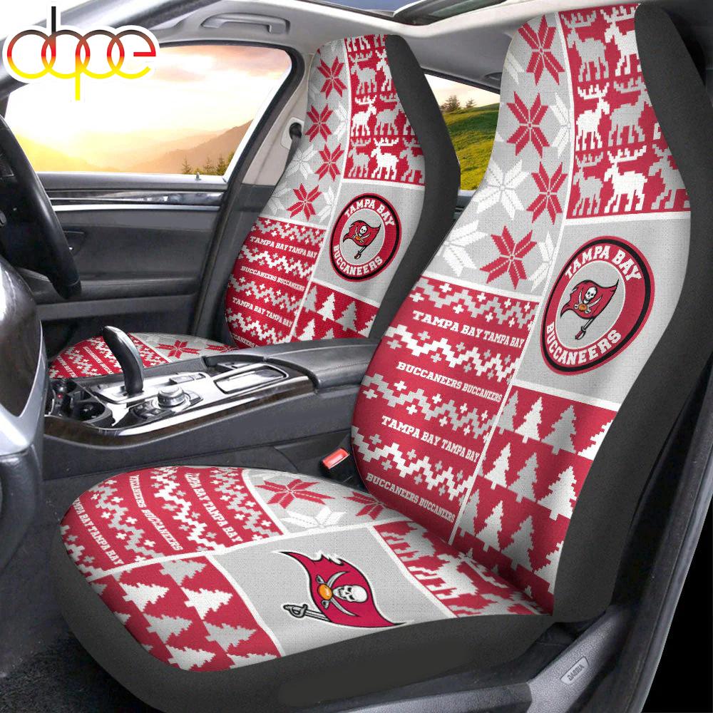 Sportswearmerch Tampa Bay Buccaneers NFL Ugly Christmas Car Seat Covers For Fan