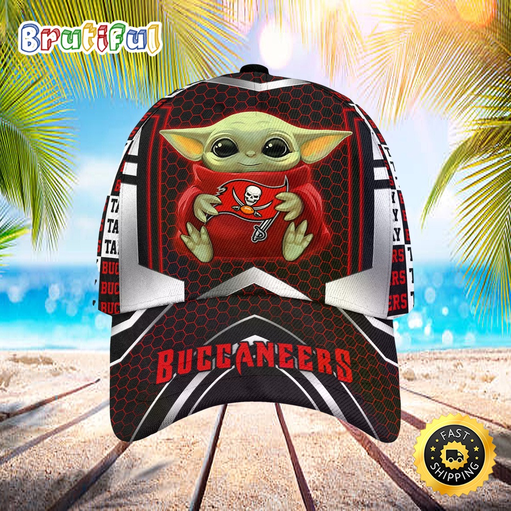 Sportswearmerch Tampa Bay Buccaneers NFL x Baby Yoda Classic Cap For Fan