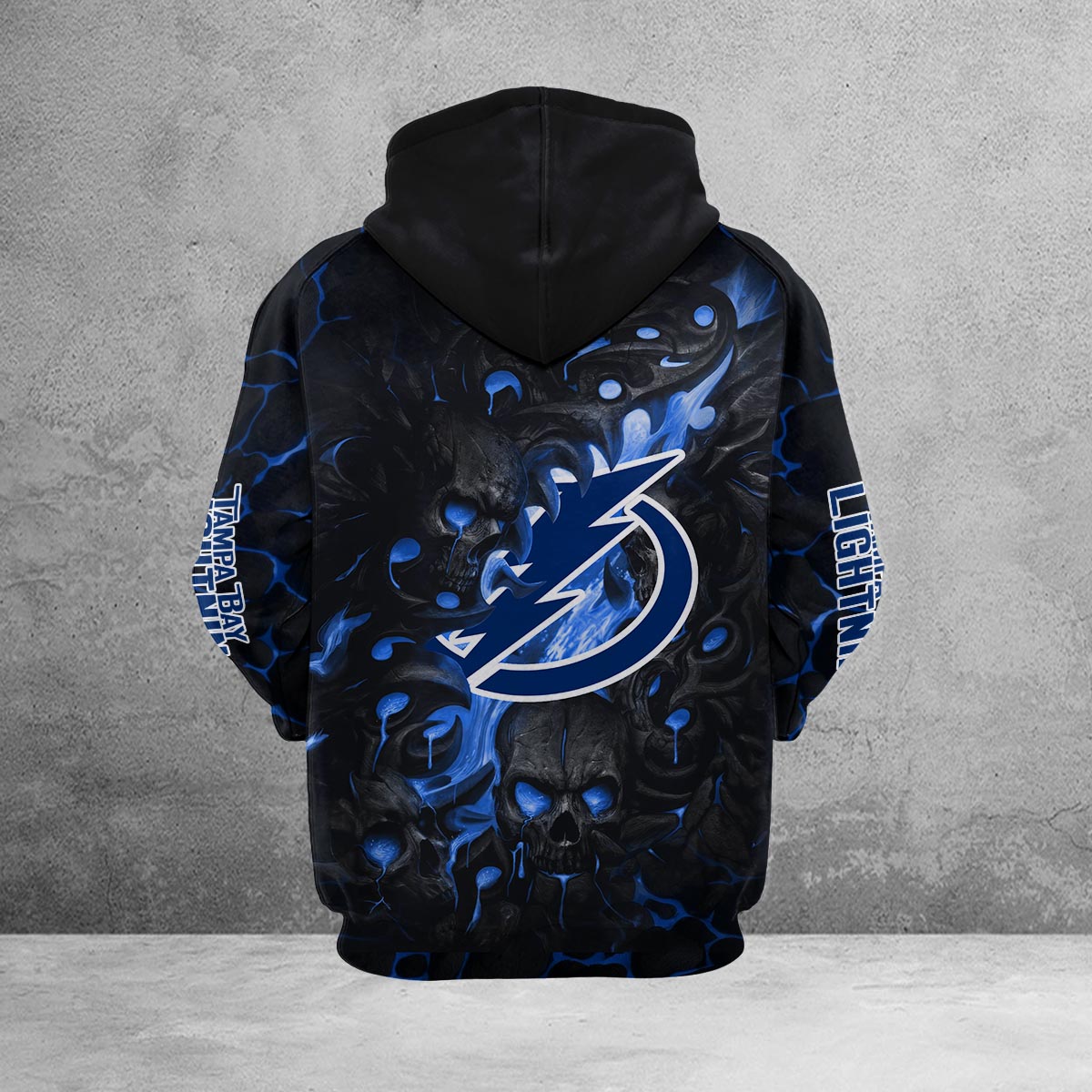 Sportswearmerch Tampa Bay Lightning NHL Lava Skull Hoodie For Fan