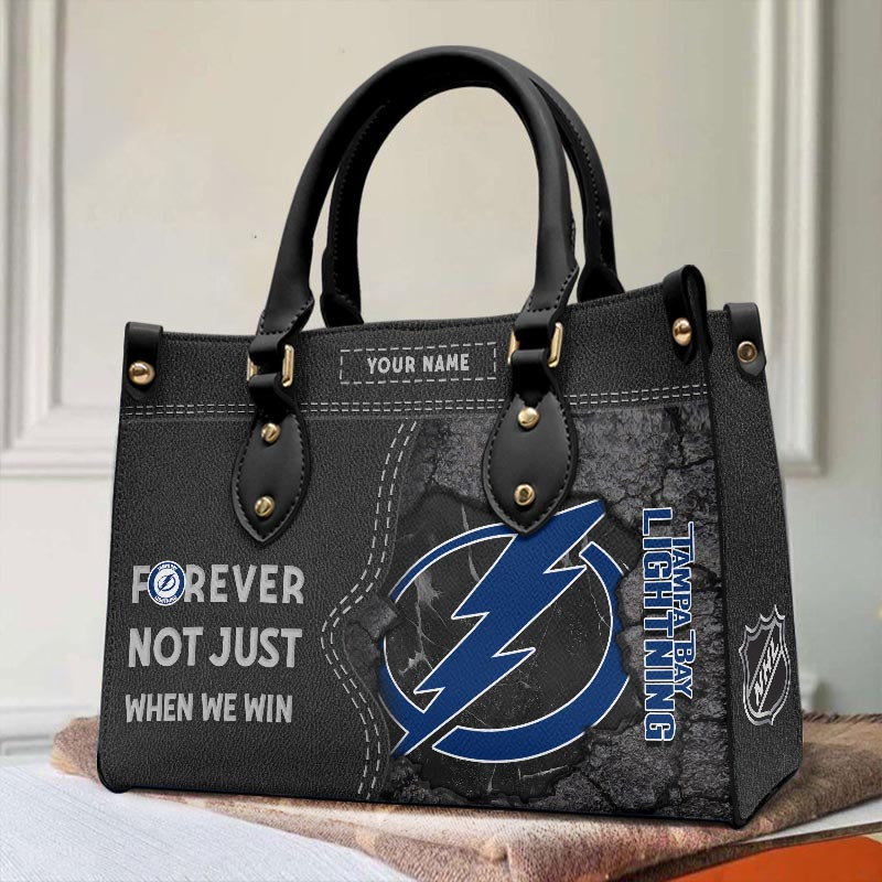 Sportswearmerch Tampa Bay Lightning NHL Leather Handbag For Fan