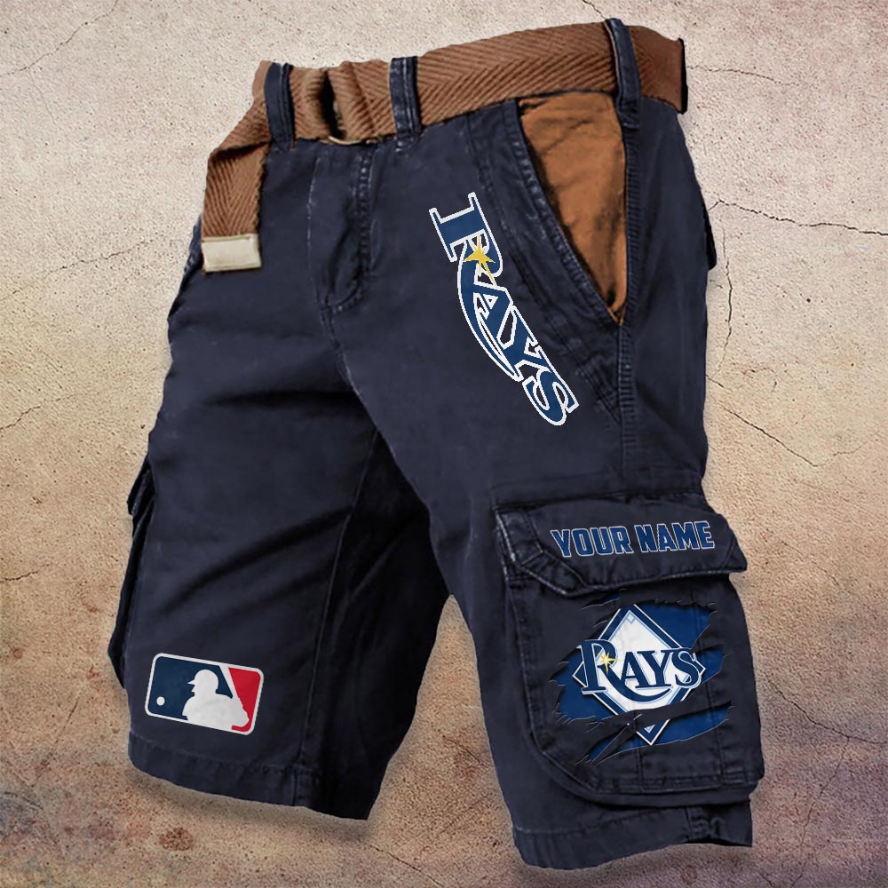 Sportswearmerch Tampa Bay Rays MLB Denim Short For Fan