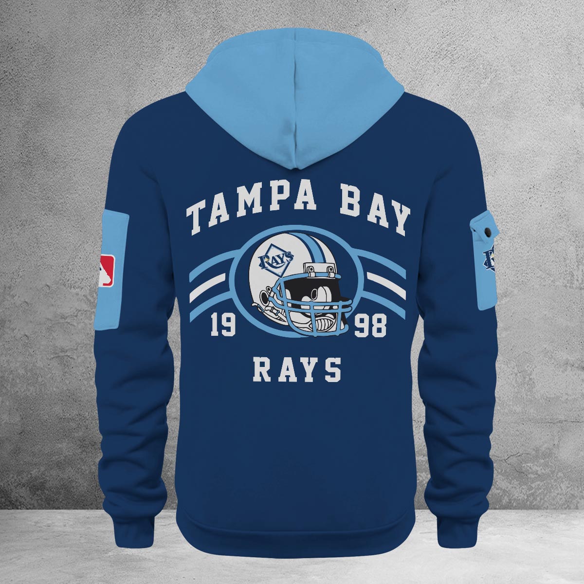 Sportswearmerch Tampa Bay Rays MLB Half Zip Hoodie Personalized For Fan