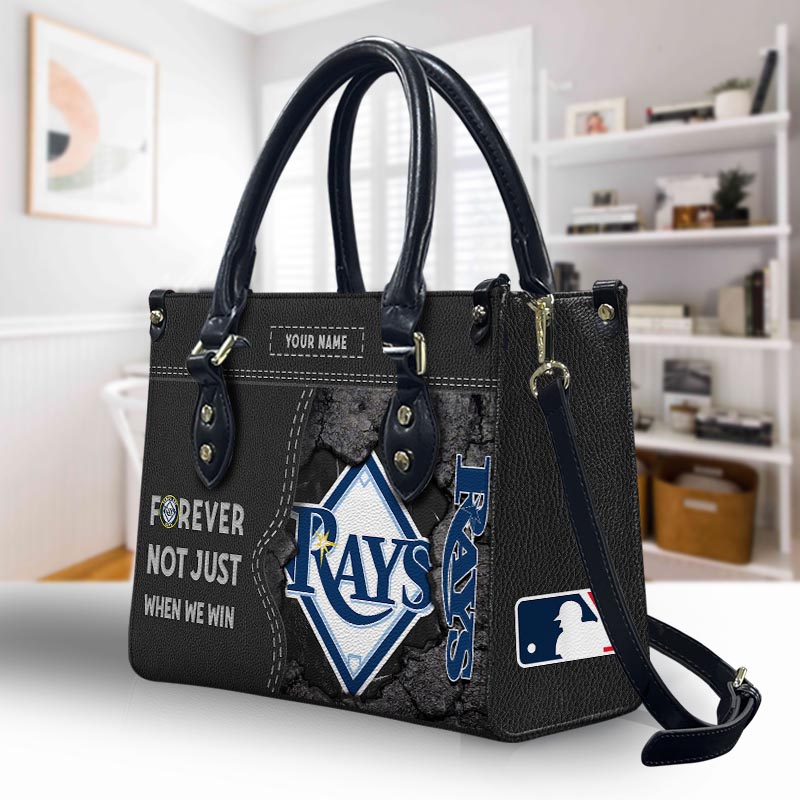 Sportswearmerch Tampa Bay Rays MLB Leather Handbag For Fan
