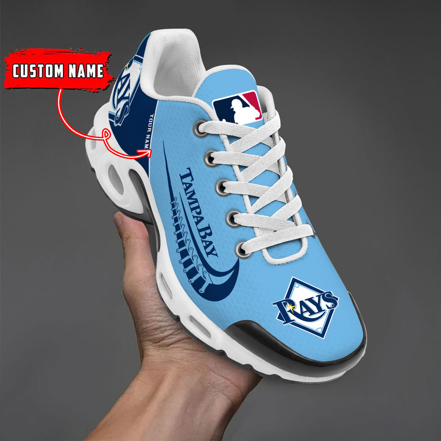 Sportswearmerch Tampa Bay Rays MLB TN Shoes Sneakers For Men And Women