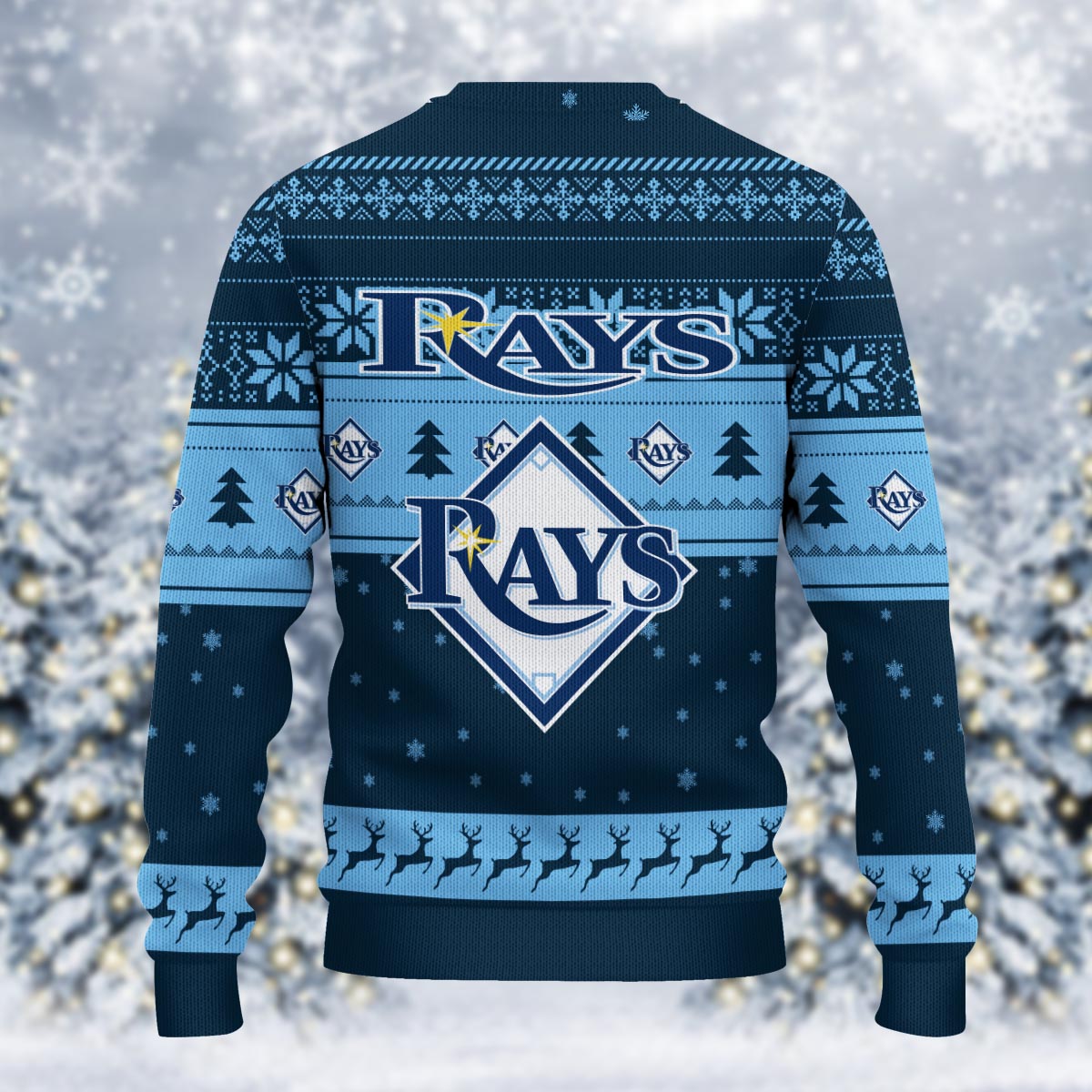 Sportswearmerch Tampa Bay Rays MLB x Grinch Christmas Ugly Sweater For Fans