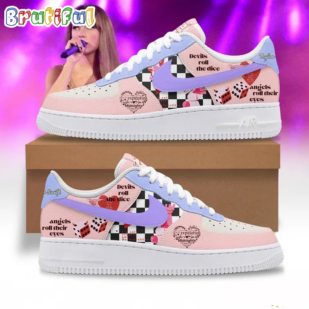 Sportswearmerch Taylor Swift Music Music Angels Roll Their Eyes Air Low-Top Shoes For Men And Women