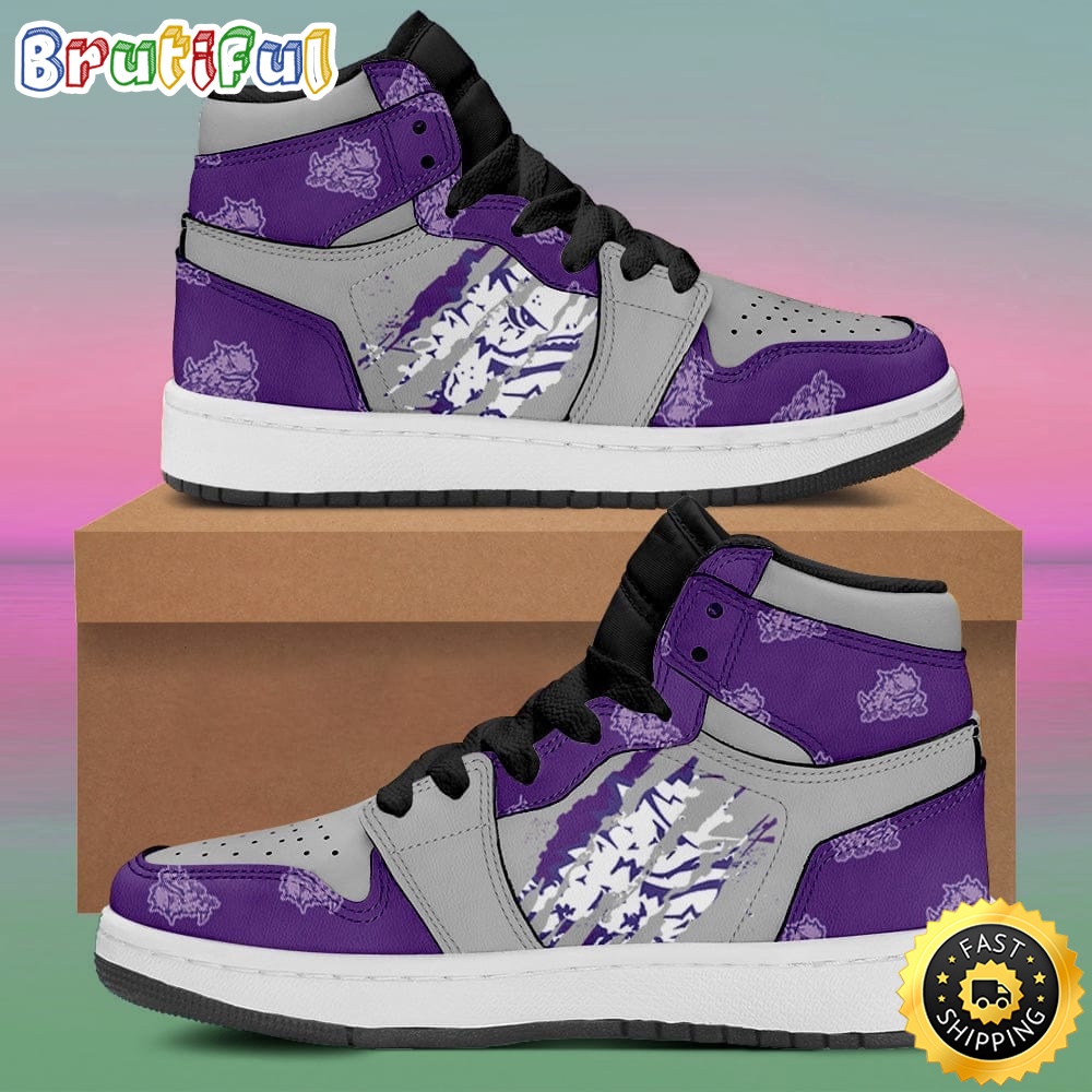 Sportswearmerch TCU Horned Frogs NCAA AJ1 High Sneakers Shoes For Men And Women