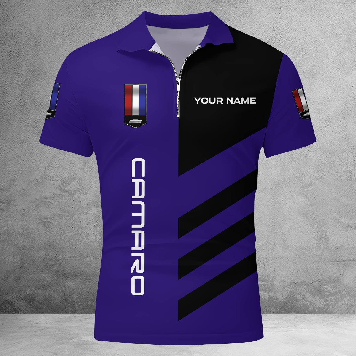 Sportswearmerch TCU Horned Frogs NCAA Lapel Zip Polo Shirt For Fan