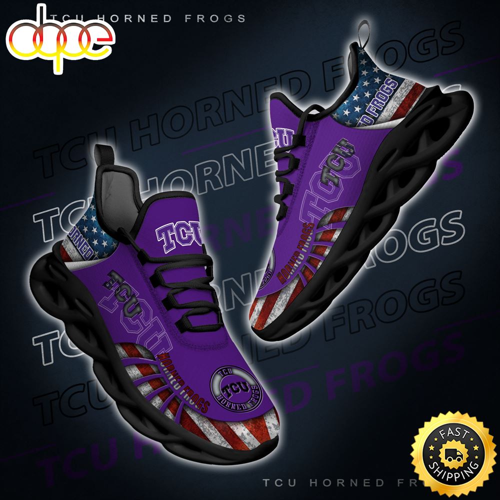 Sportswearmerch TCU Horned Frogs NCAA Max Soul Shoes Sneakers For Men And Women