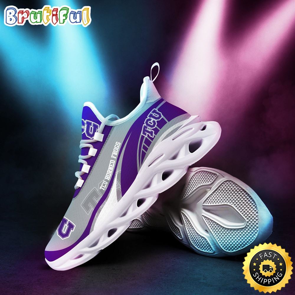 Sportswearmerch TCU Horned Frogs NCAA Sneakers Max Soul Shoes For Fan