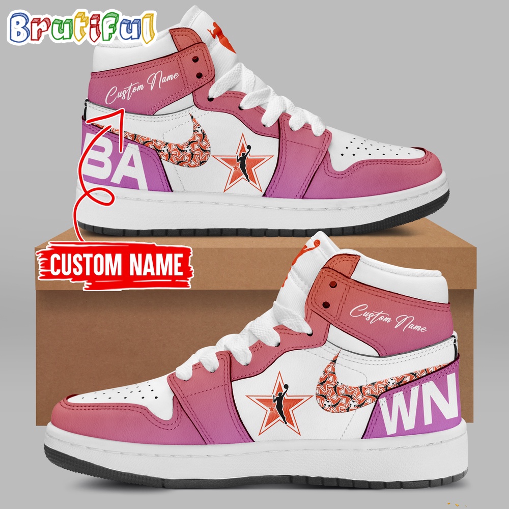 Sportswearmerch Team USA 2024 WAll Star Phoenix AJ1 High Sneakers Shoes For Men And Women