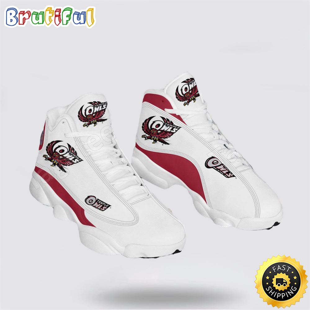Sportswearmerch Temple Owls NCAA AJ13 Sneakers Shoes For Men And Women