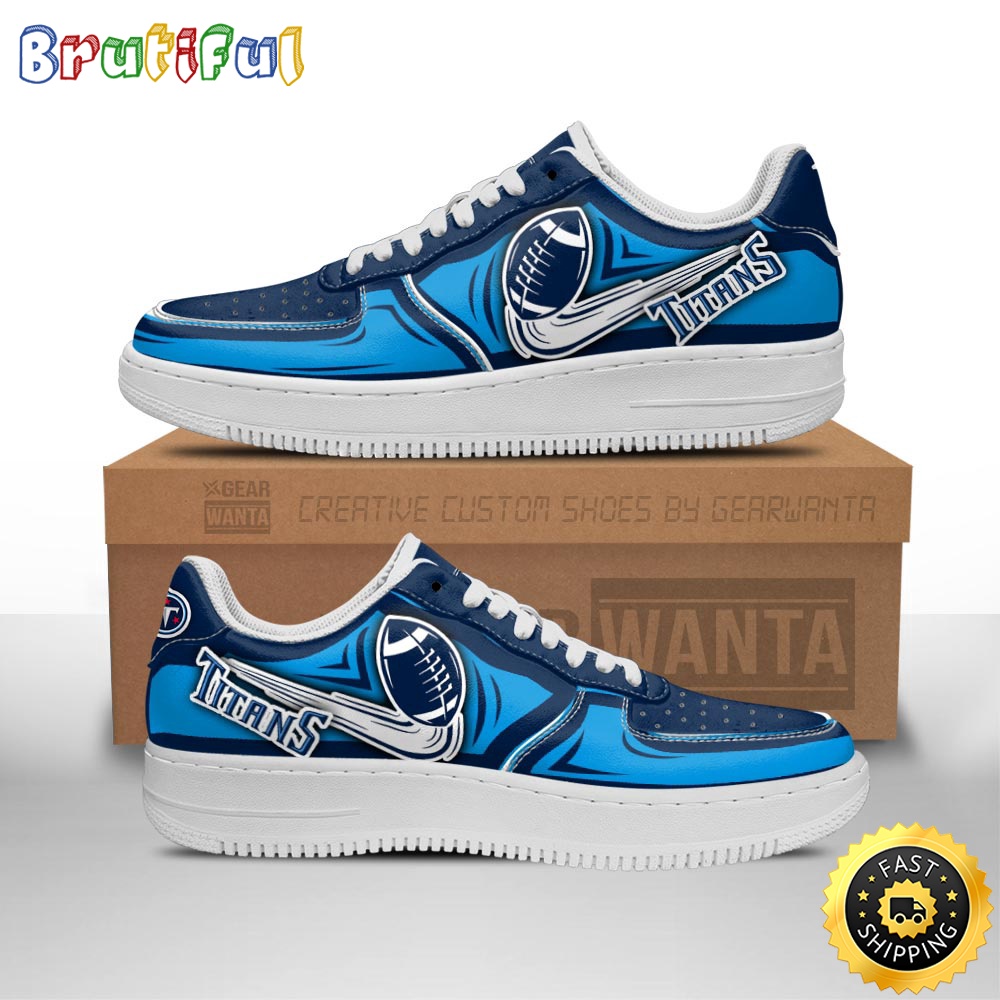 Sportswearmerch Tennessee Titans NFL Air Low-Top Sneakers Shoes For Men And Women