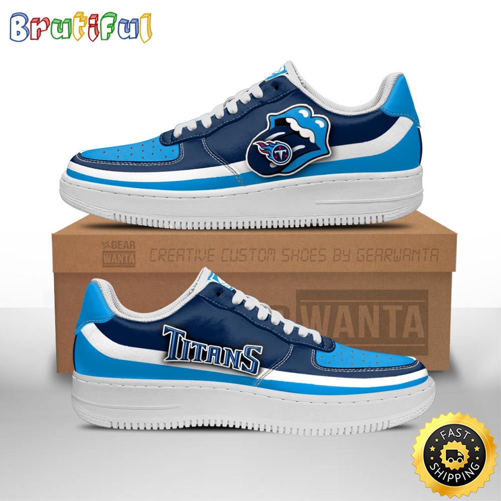 Sportswearmerch Tennessee Titans NFL Air Low-Top Sneakers Shoes For Men And Women