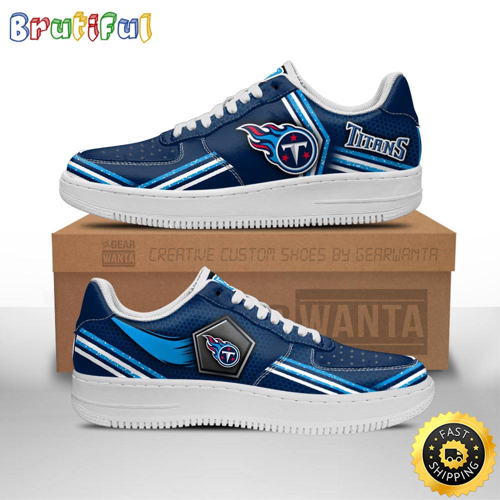 Sportswearmerch Tennessee Titans NFL Air Low-Top Sneakers Shoes For Men And Women