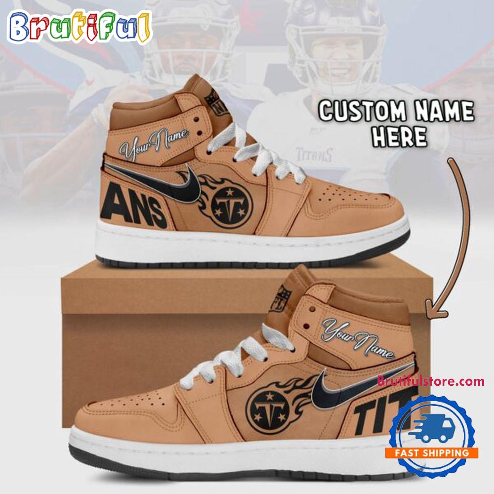 Sportswearmerch Tennessee Titans NFL AJ1 High Sneakers Shoes For Men And Women