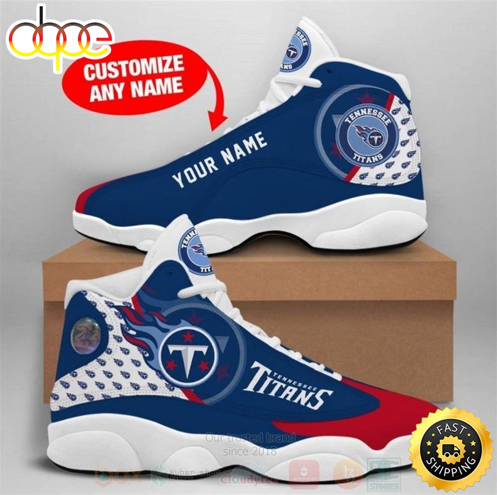 Sportswearmerch Tennessee Titans NFL AJ13 Sneakers Shoes For Men And Women