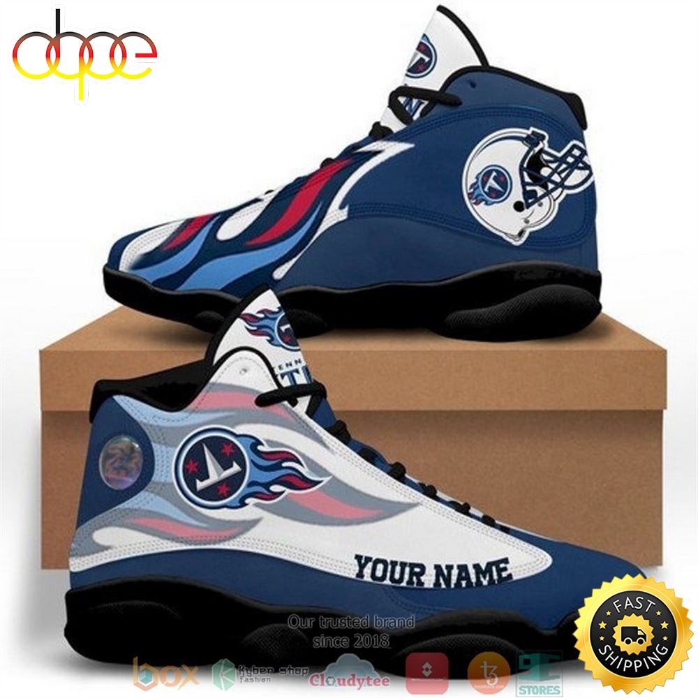 Sportswearmerch Tennessee Titans NFL AJ13 Sneakers Shoes For Men And Women