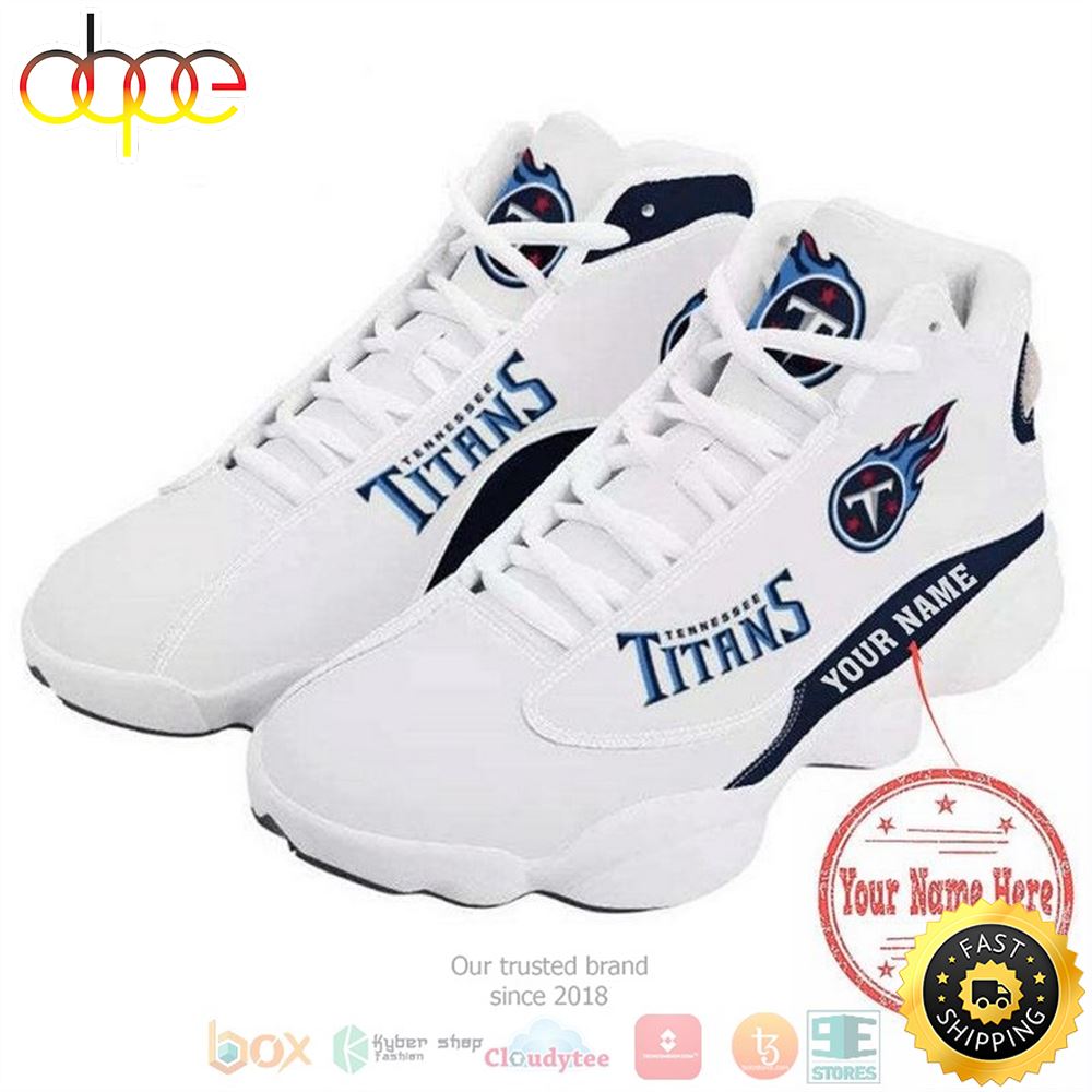 Sportswearmerch Tennessee Titans NFL AJ13 Sneakers Shoes For Men And Women