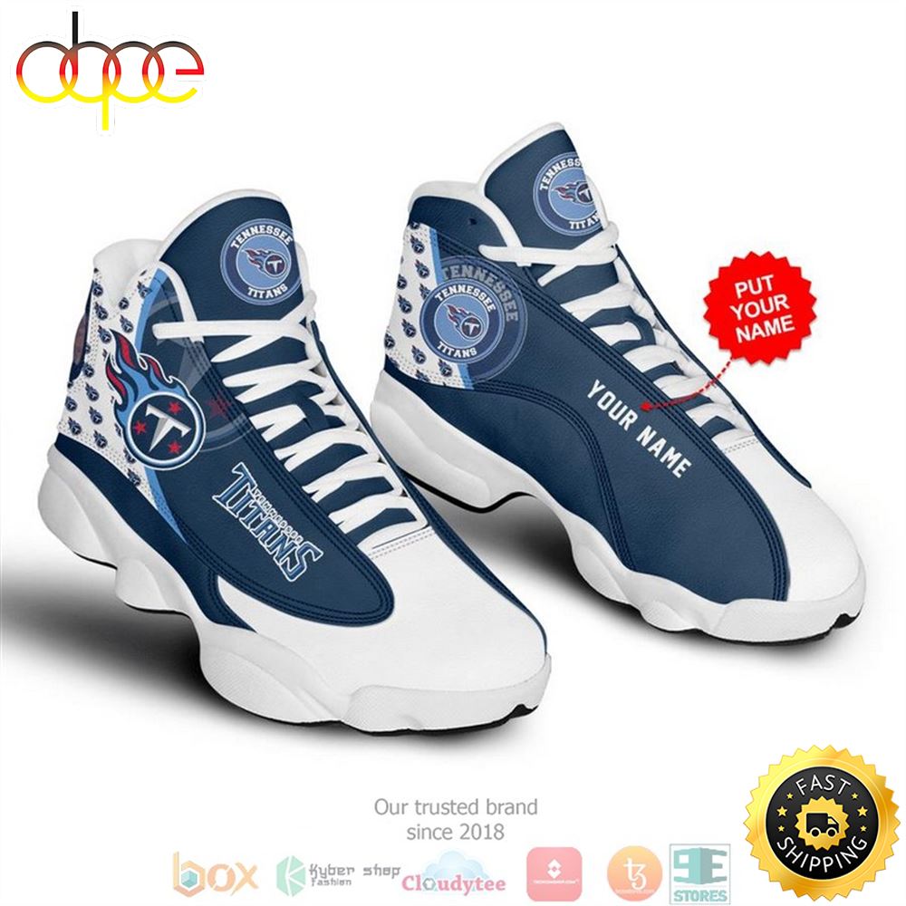 Sportswearmerch Tennessee Titans NFL AJ13 Sneakers Shoes For Men And Women