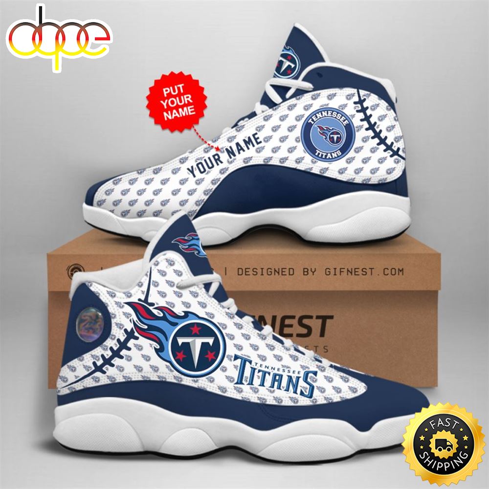 Sportswearmerch Tennessee Titans NFL AJ13 Sneakers Shoes For Men And Women