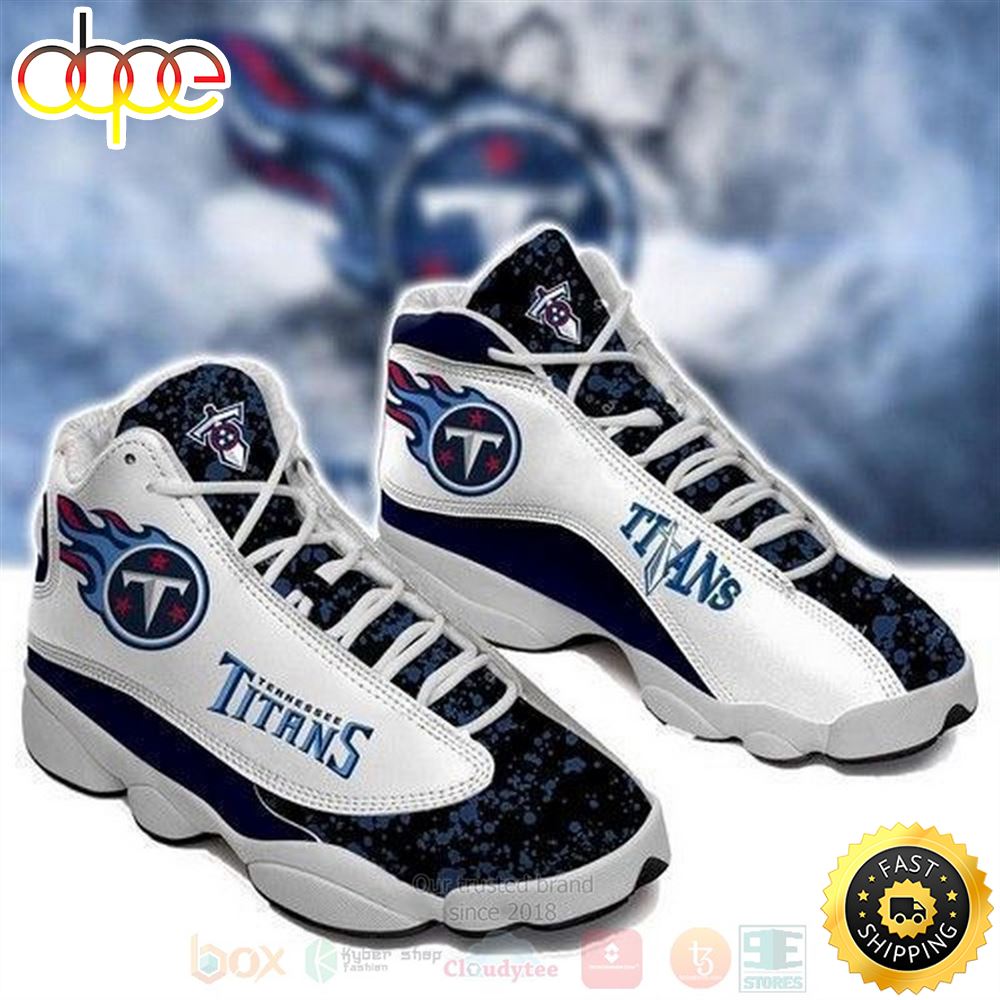 Sportswearmerch Tennessee Titans NFL AJ13 Sneakers Shoes For Men And Women