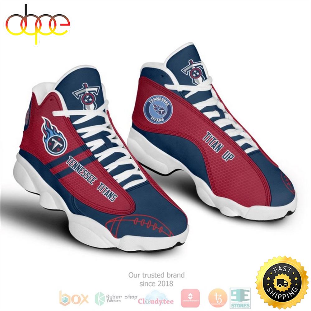 Sportswearmerch Tennessee Titans NFL AJ13 Sneakers Shoes For Men And Women
