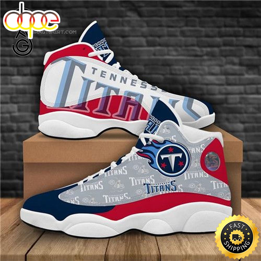 Sportswearmerch Tennessee Titans NFL AJ13 Sneakers Shoes For Men And Women