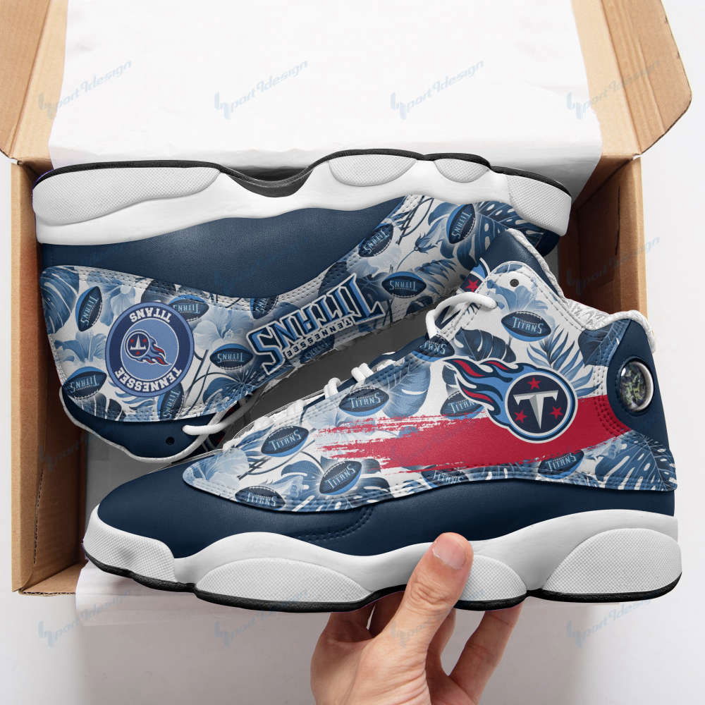 Sportswearmerch Tennessee Titans NFL AJ13 Sneakers Shoes For Men And Women