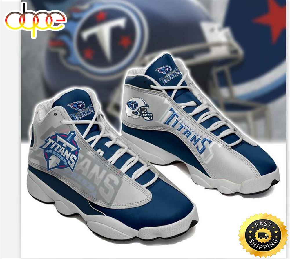 Sportswearmerch Tennessee Titans NFL AJ13 Sneakers Shoes For Men And Women