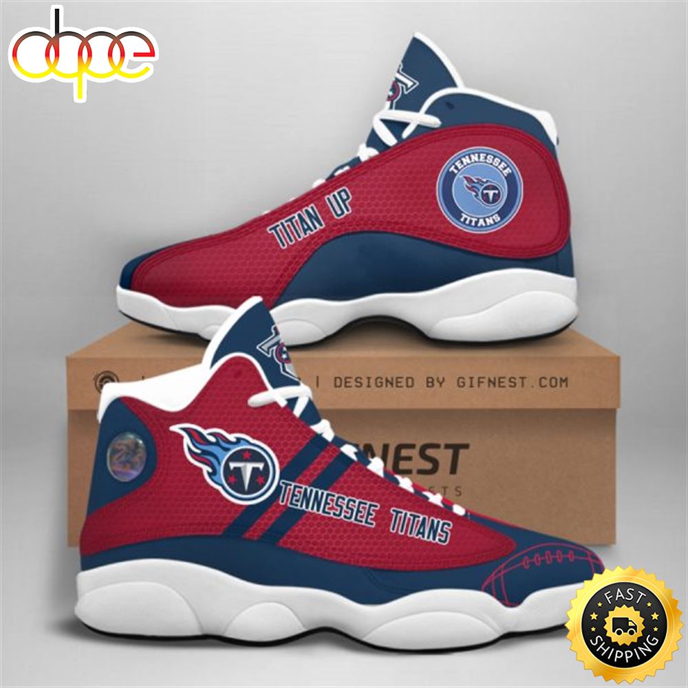Sportswearmerch Tennessee Titans NFL AJ13 Sneakers Shoes For Men And Women