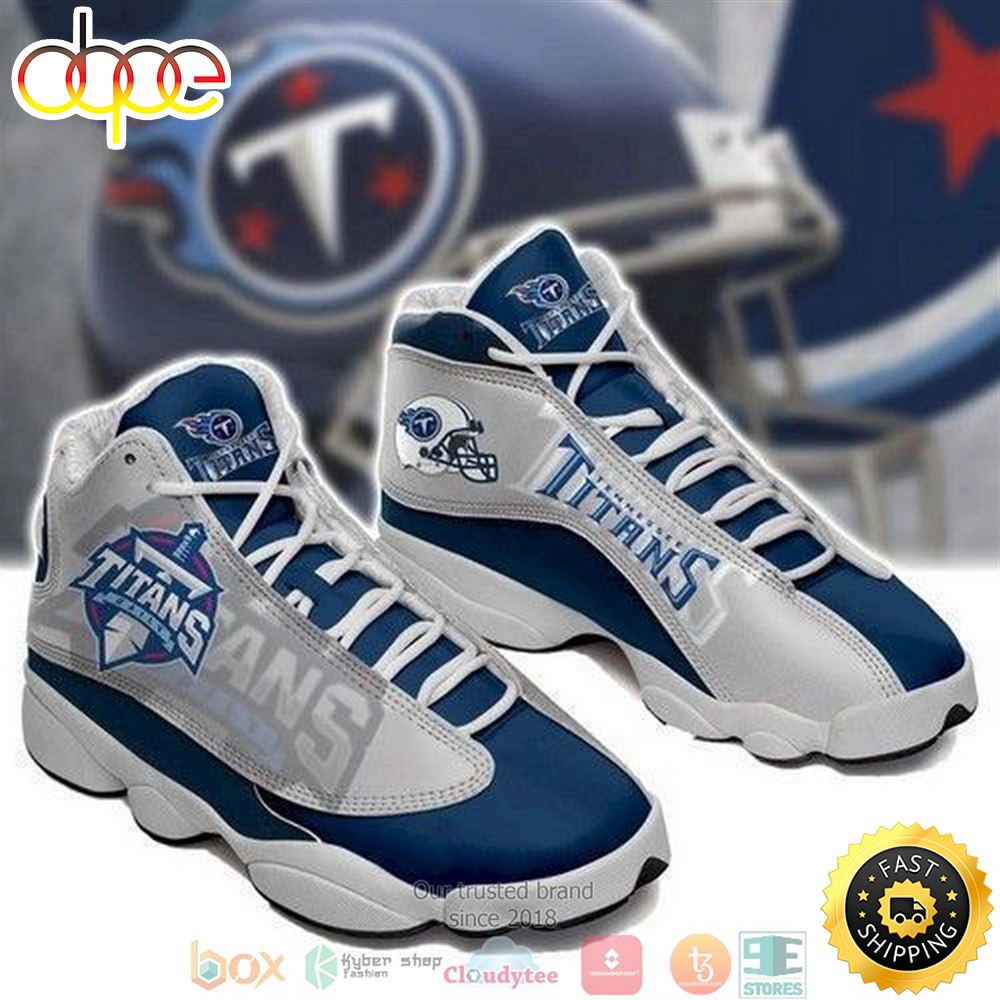 Sportswearmerch Tennessee Titans NFL AJ13 Sneakers Shoes For Men And Women