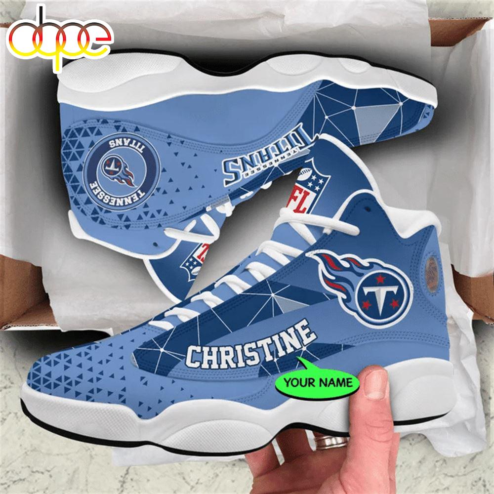 Sportswearmerch Tennessee Titans NFL AJ13 Sneakers Shoes For Men And Women