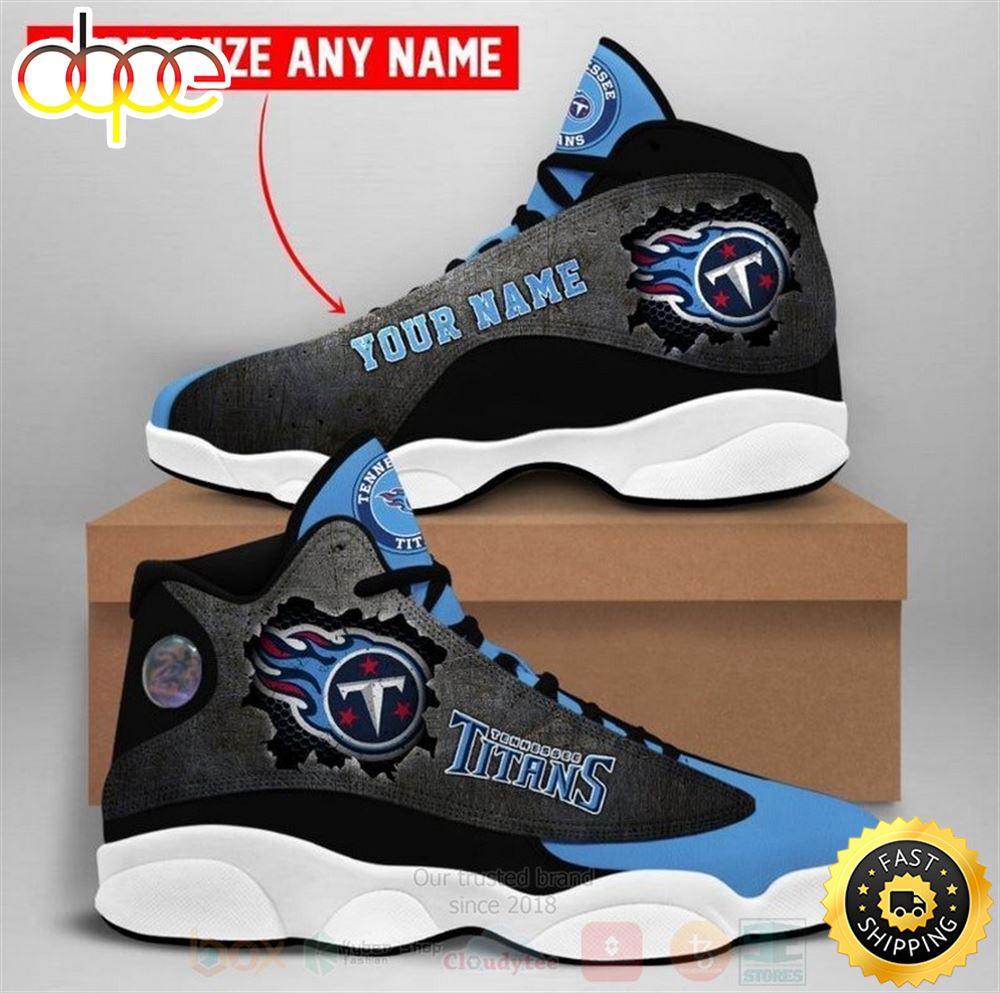 Sportswearmerch Tennessee Titans NFL AJ13 Sneakers Shoes For Men And Women