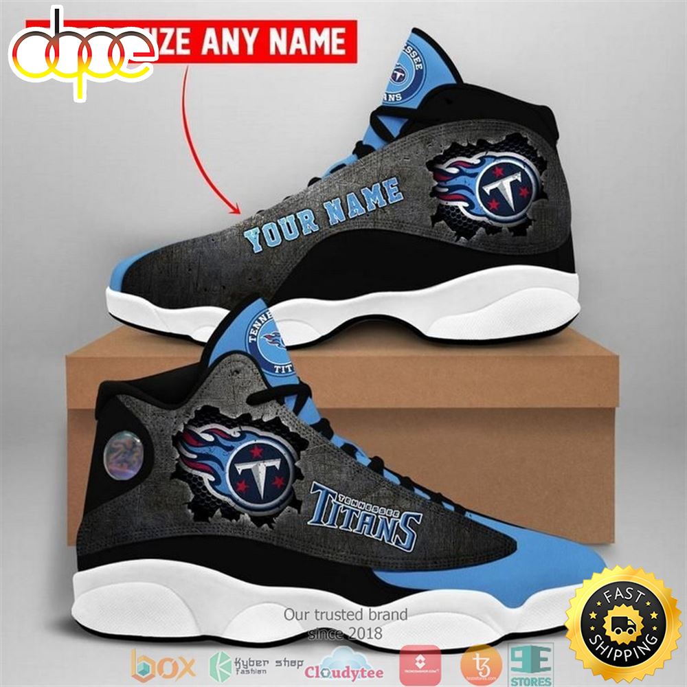 Sportswearmerch Tennessee Titans NFL AJ13 Sneakers Shoes For Men And Women