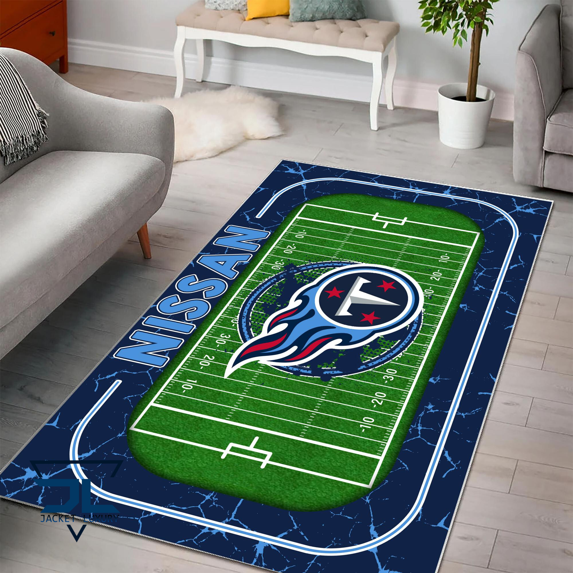 Sportswearmerch Tennessee Titans NFL Area Rug For Fan
