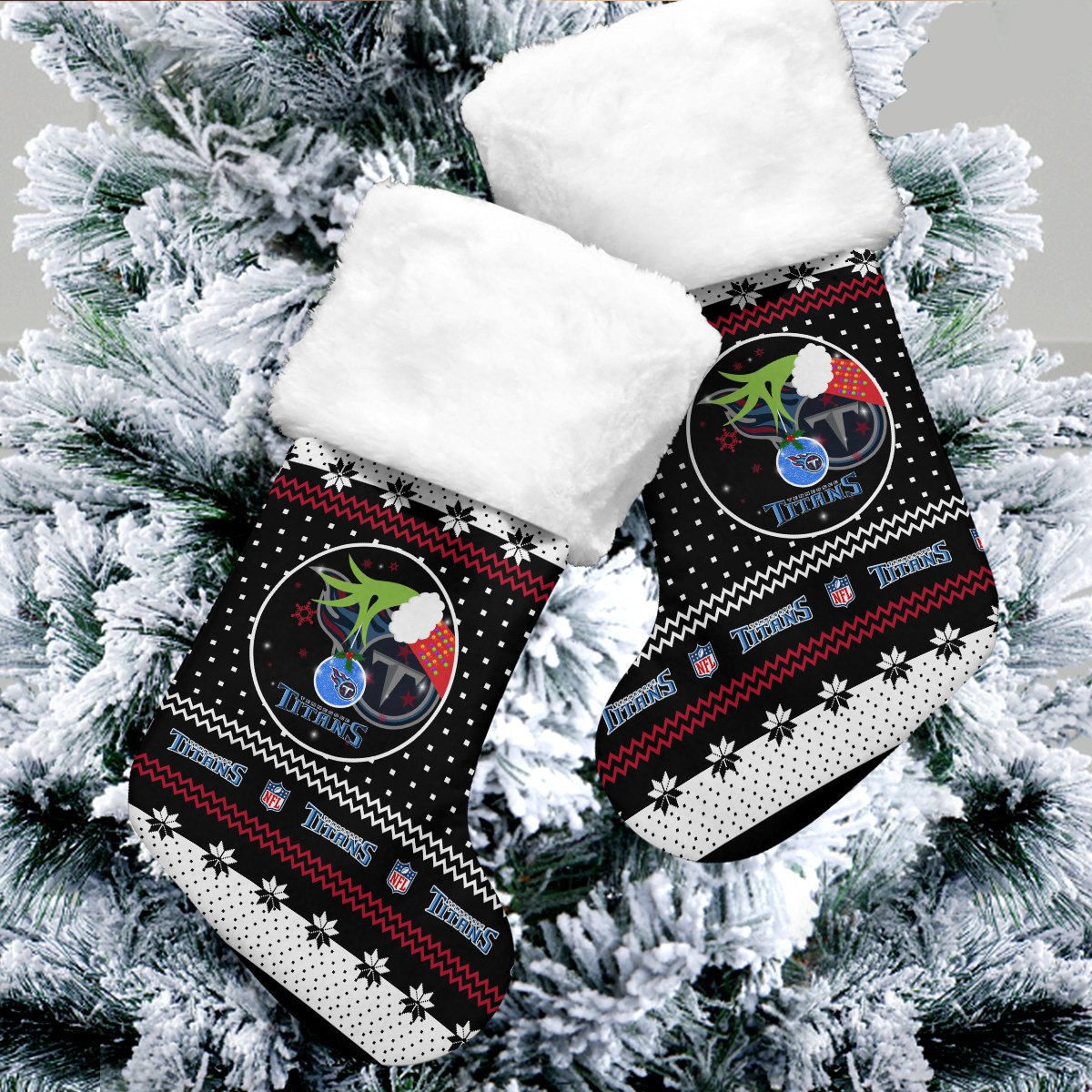 Sportswearmerch Tennessee Titans NFL Christmas Socks For Fan