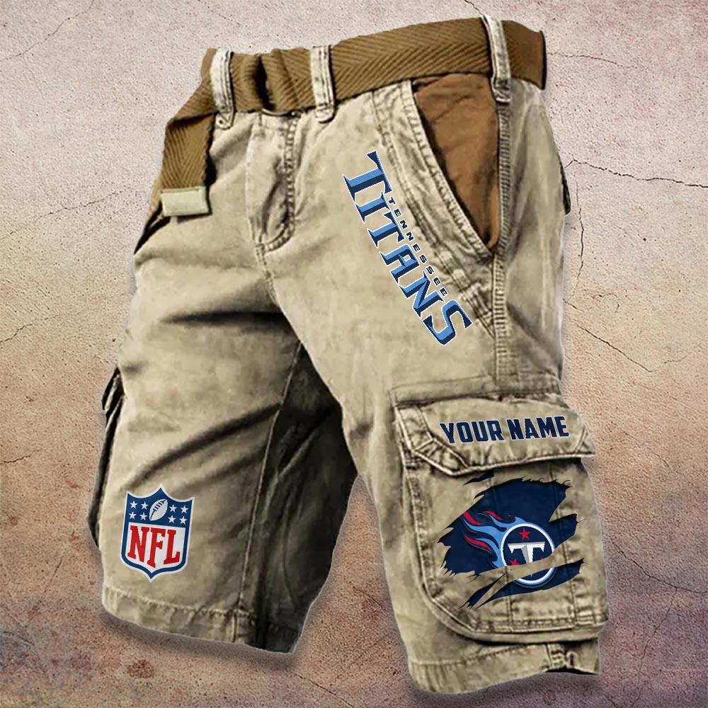 Sportswearmerch Tennessee Titans NFL Denim Short For Fan