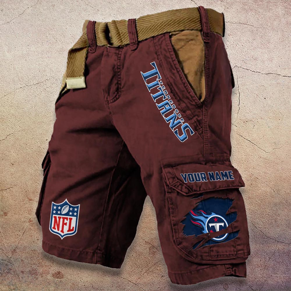 Sportswearmerch Tennessee Titans NFL Denim Short For Fan