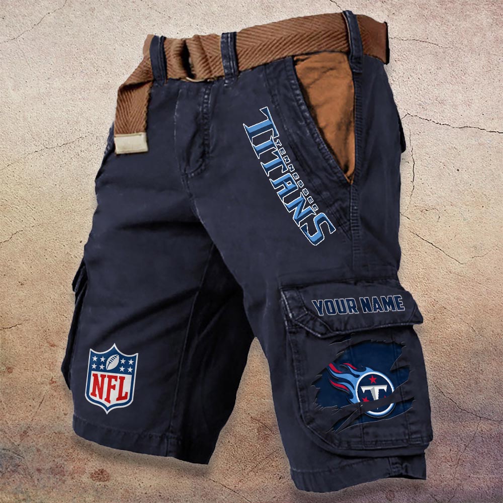 Sportswearmerch Tennessee Titans NFL Denim Short For Fan