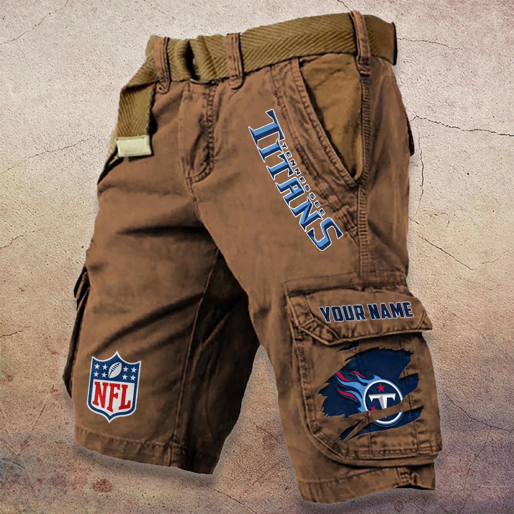 Sportswearmerch Tennessee Titans NFL Denim Short For Fan