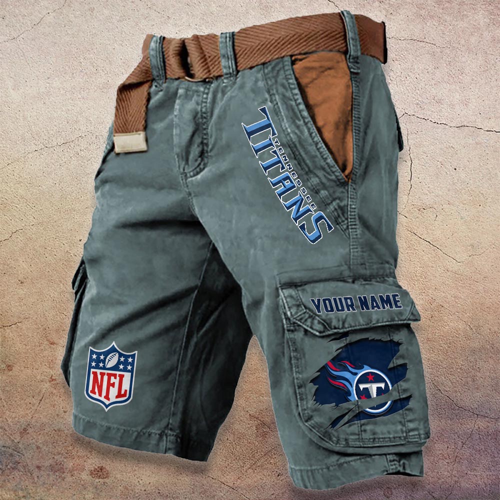 Sportswearmerch Tennessee Titans NFL Denim Short For Fan
