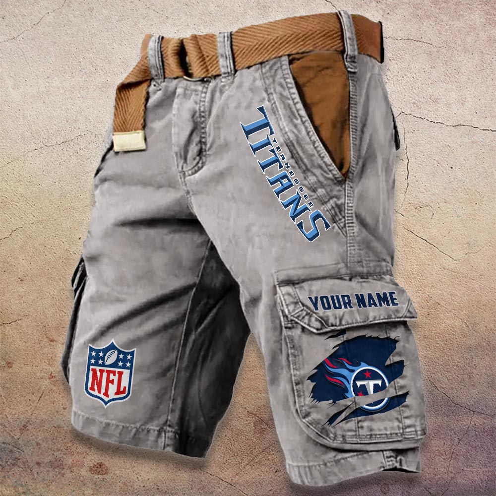 Sportswearmerch Tennessee Titans NFL Denim Short For Fan