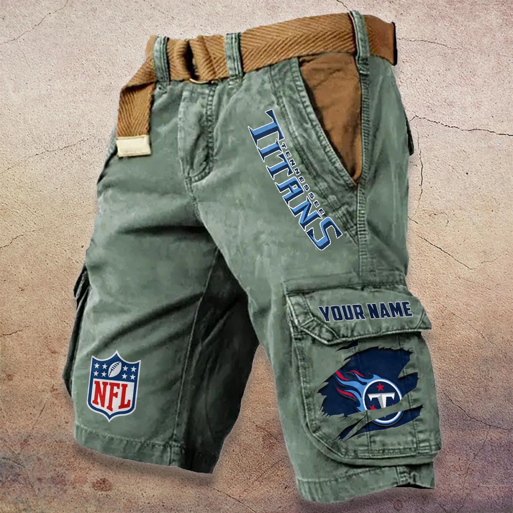Sportswearmerch Tennessee Titans NFL Denim Short For Fan