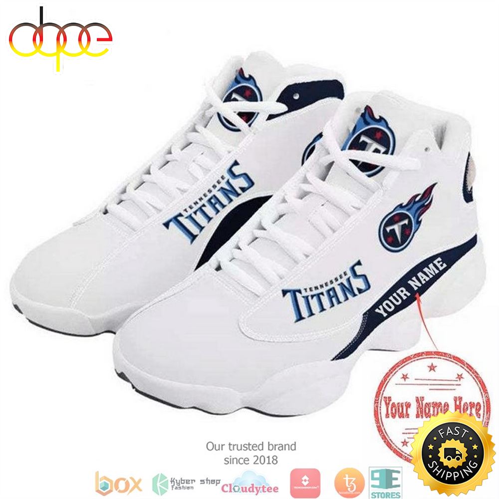 Sportswearmerch Tennessee Titans NFL Football AJ13 Sneakers Shoes For Men And Women
