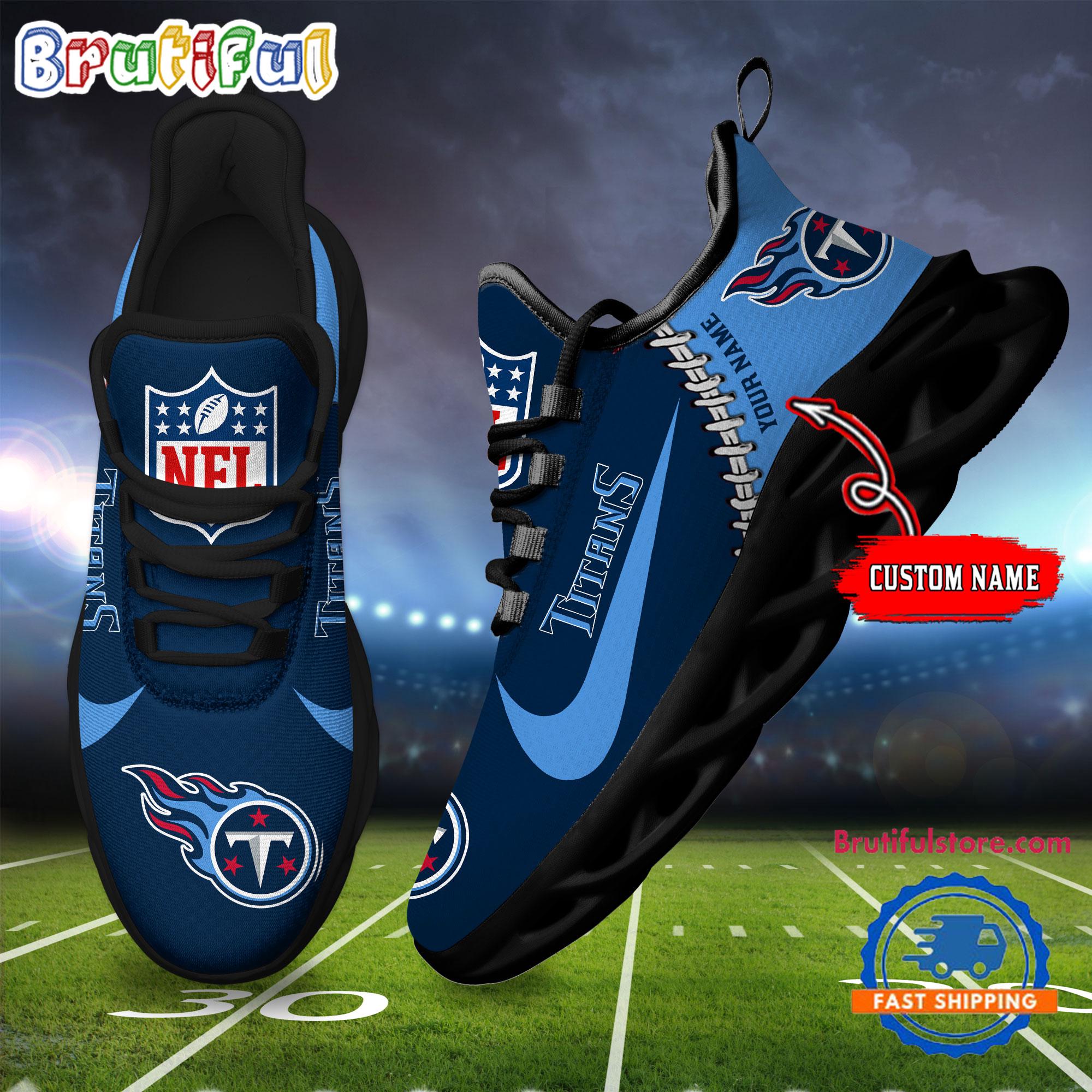 Sportswearmerch Tennessee Titans NFL Football New Season Sneaker Max Soul Shoes For Fan