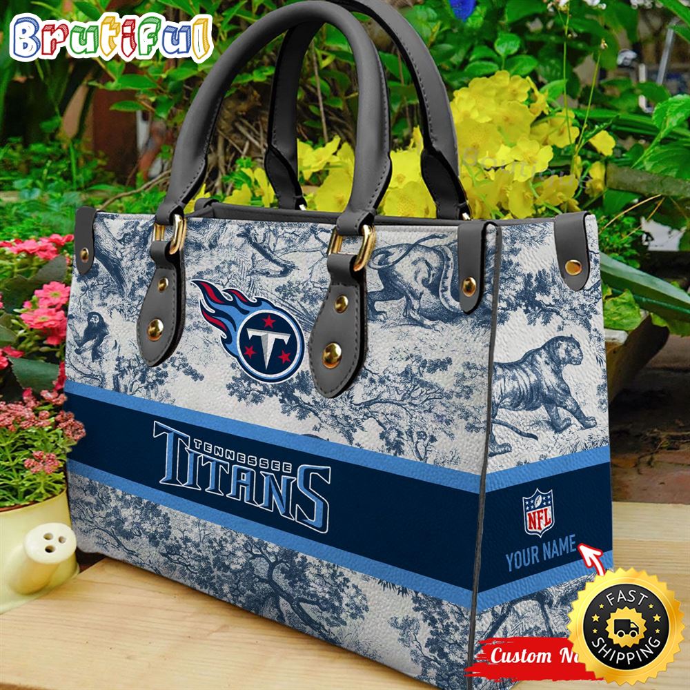 Sportswearmerch Tennessee Titans NFL Leather Handbag For Fan