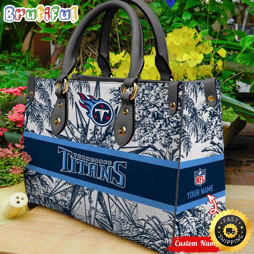 Sportswearmerch Tennessee Titans NFL Leather Handbag For Fan